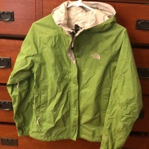NorthFace Green Rain Jacket